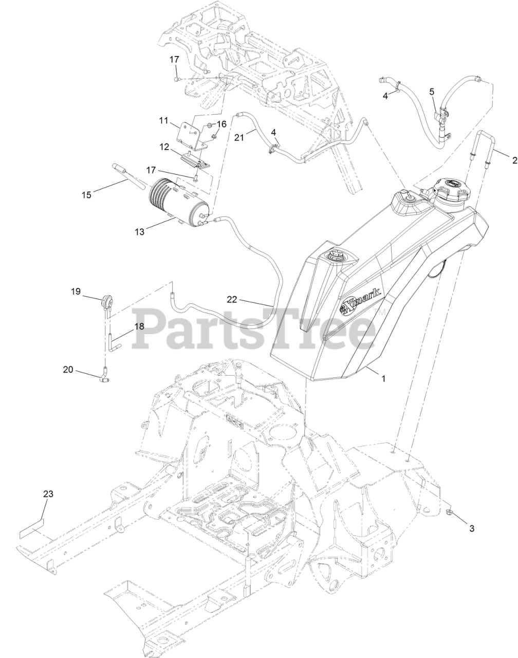 Exmark STE600CKA323H1 Exmark 32" Staris ESeries StandOn Mower, Kaw