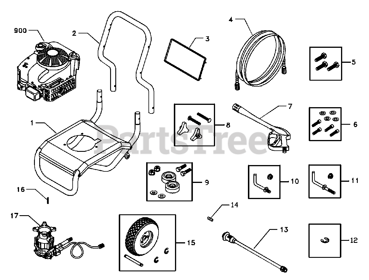 Craftsman 0202020 Craftsman 2,800 PSI Pressure Washer Main Unit