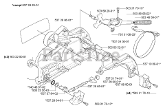 Husqvarna 455 rancher store oiler parts