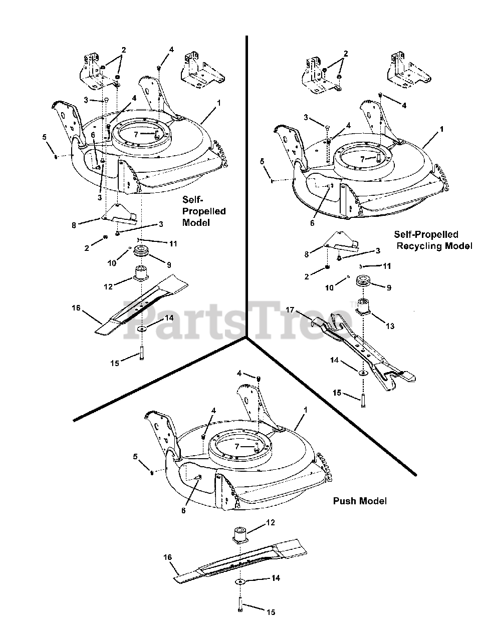 Craftsman 650 series hotsell lawn mower parts