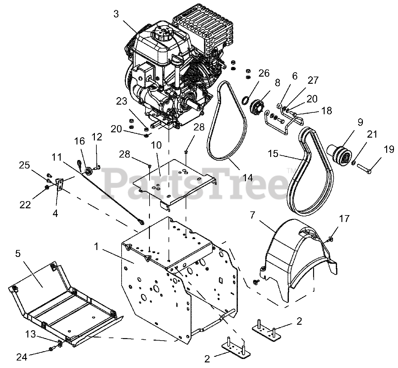 Ariens 921030 - Ariens Deluxe 28" Snow Blower, Ariens AX engine (SN