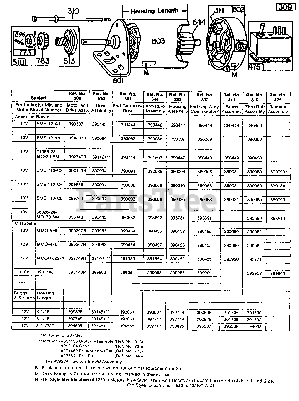 Briggs & Stratton 1707051216XX Briggs & Stratton Vertical Engine