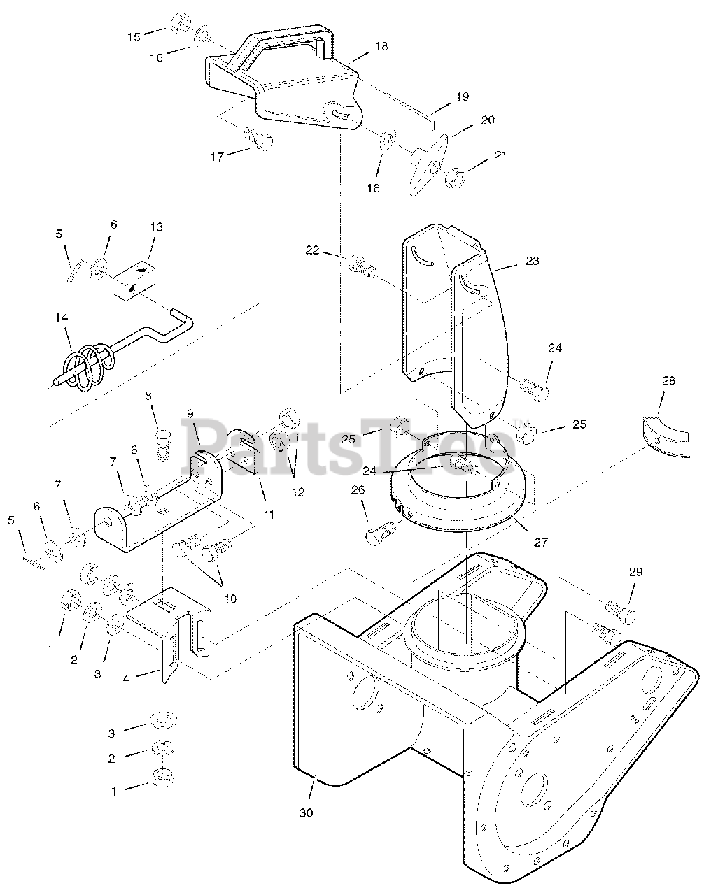 Frontier ST0521 (621500x16NB) Frontier 21" Snow Thrower (2004