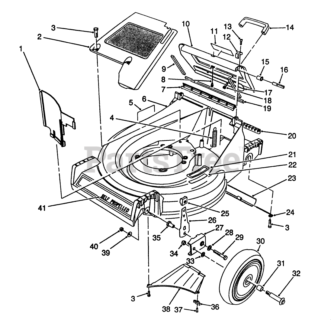 Toro 26622 - Toro Walk-Behind Mower (SN: 009000001 - 009999999) (1989