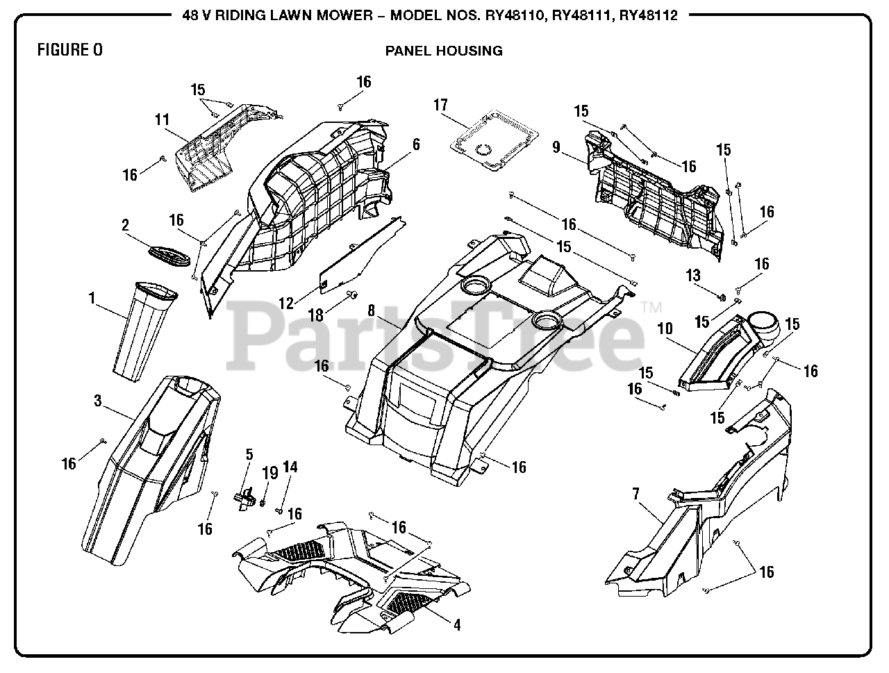 Ryobi Ry 48111 099749010 Ryobi 38 48v Riding Mower Rev 01 2018