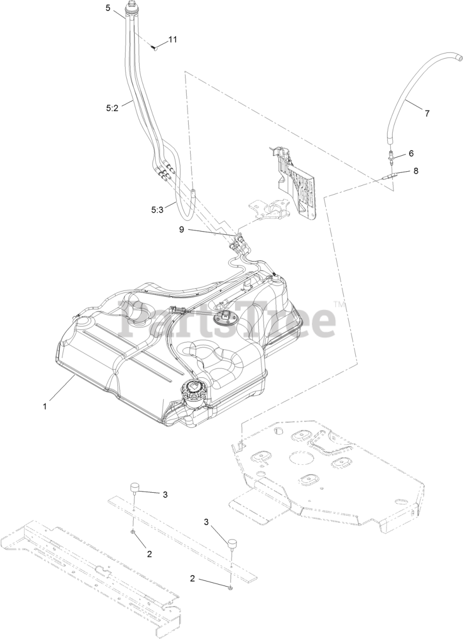 Exmark LZS801GKA524A2 Exmark 52" Lazer Z SSeries ZeroTurn Mower