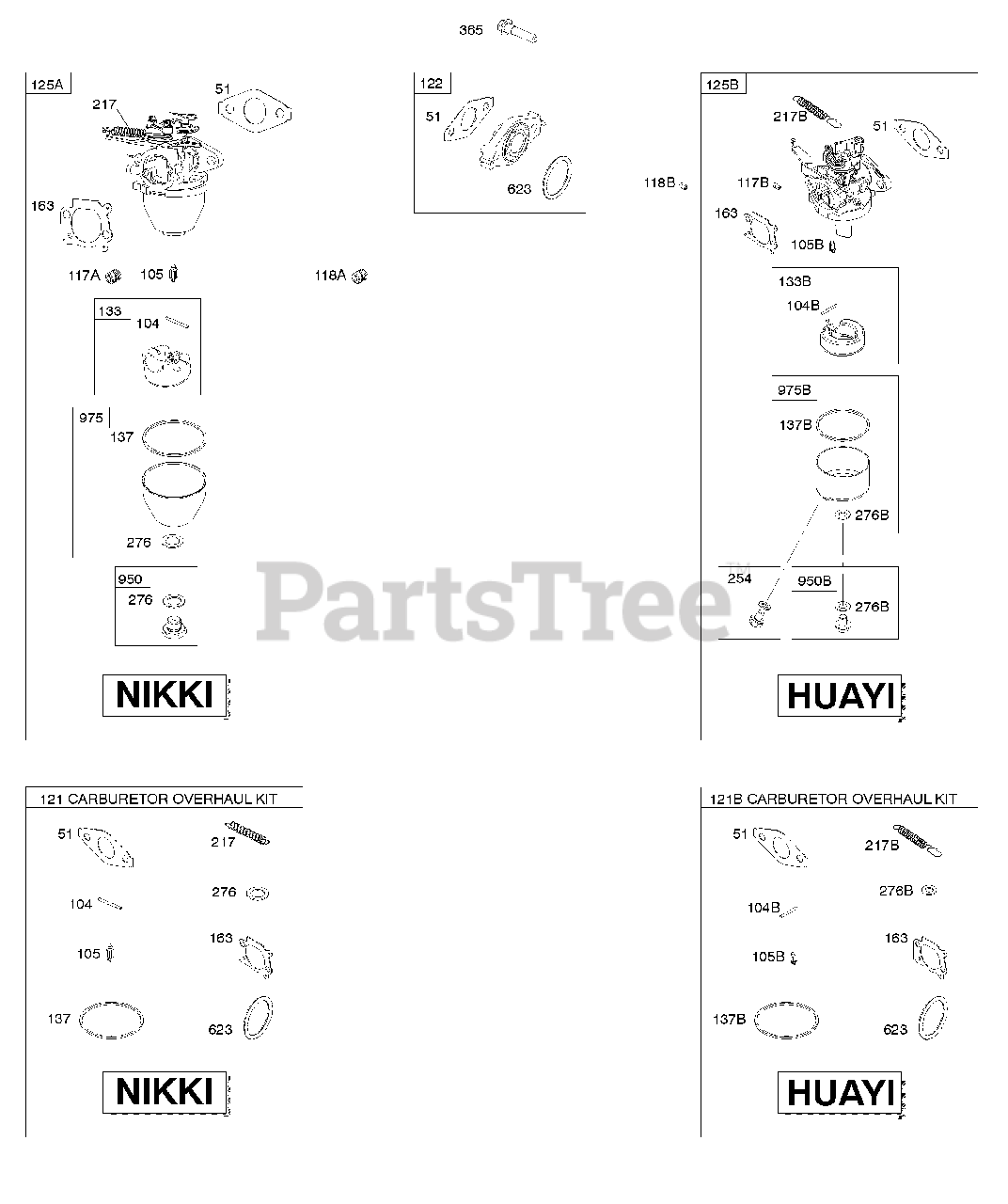 Briggs & Stratton 1006020121B1 Briggs & Stratton Vertical Engine