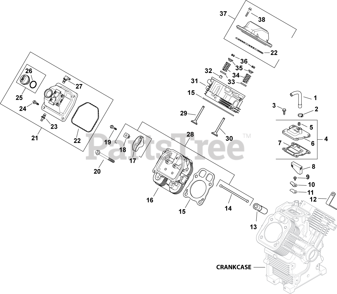 Kohler CH22-66538 - Kohler Command PRO Twin Engine, Made for Husqvarna