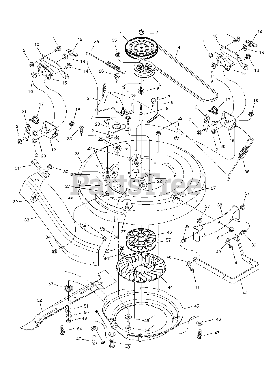 Murray 21 Lawn Mower Parts Diagram : Murray 218950x92A - Walk-Behind