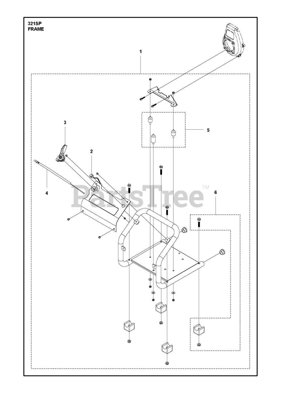Husqvarna 321 SP Husqvarna Backpack Sprayer FRAME Parts Lookup with
