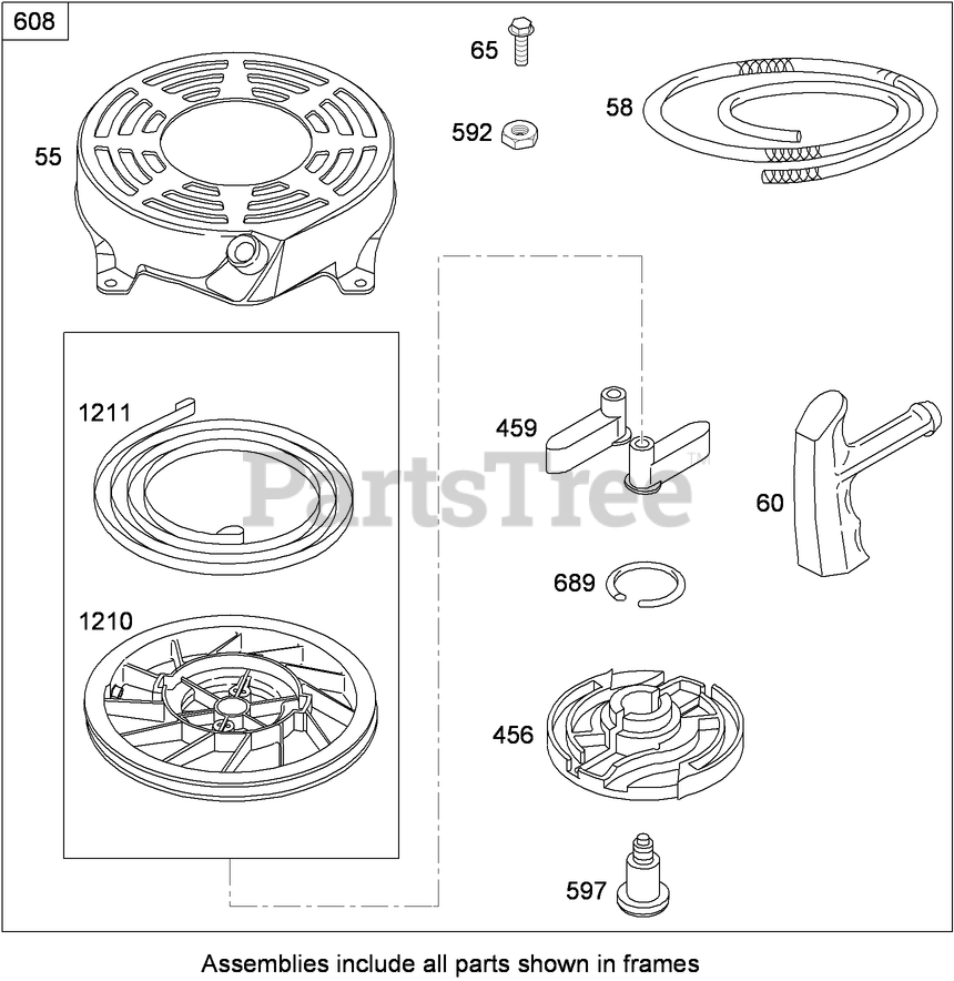 Briggs and stratton pull start assembly diagram cheap
