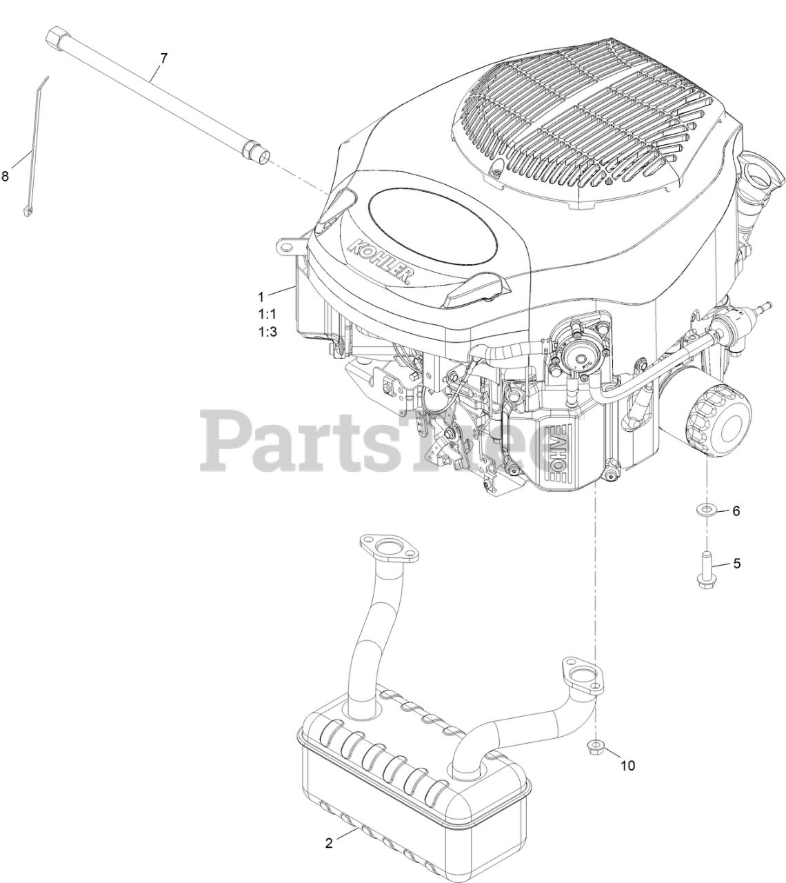 Exmark QZE725GKC42200 Exmark 42" Quest ESeries ZeroTurn Mower
