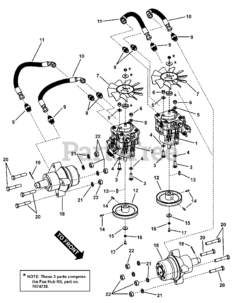 Snapper CZT 19480KWV (85672) Snapper 48" ZeroTurn Mower, 19hp PUMPS