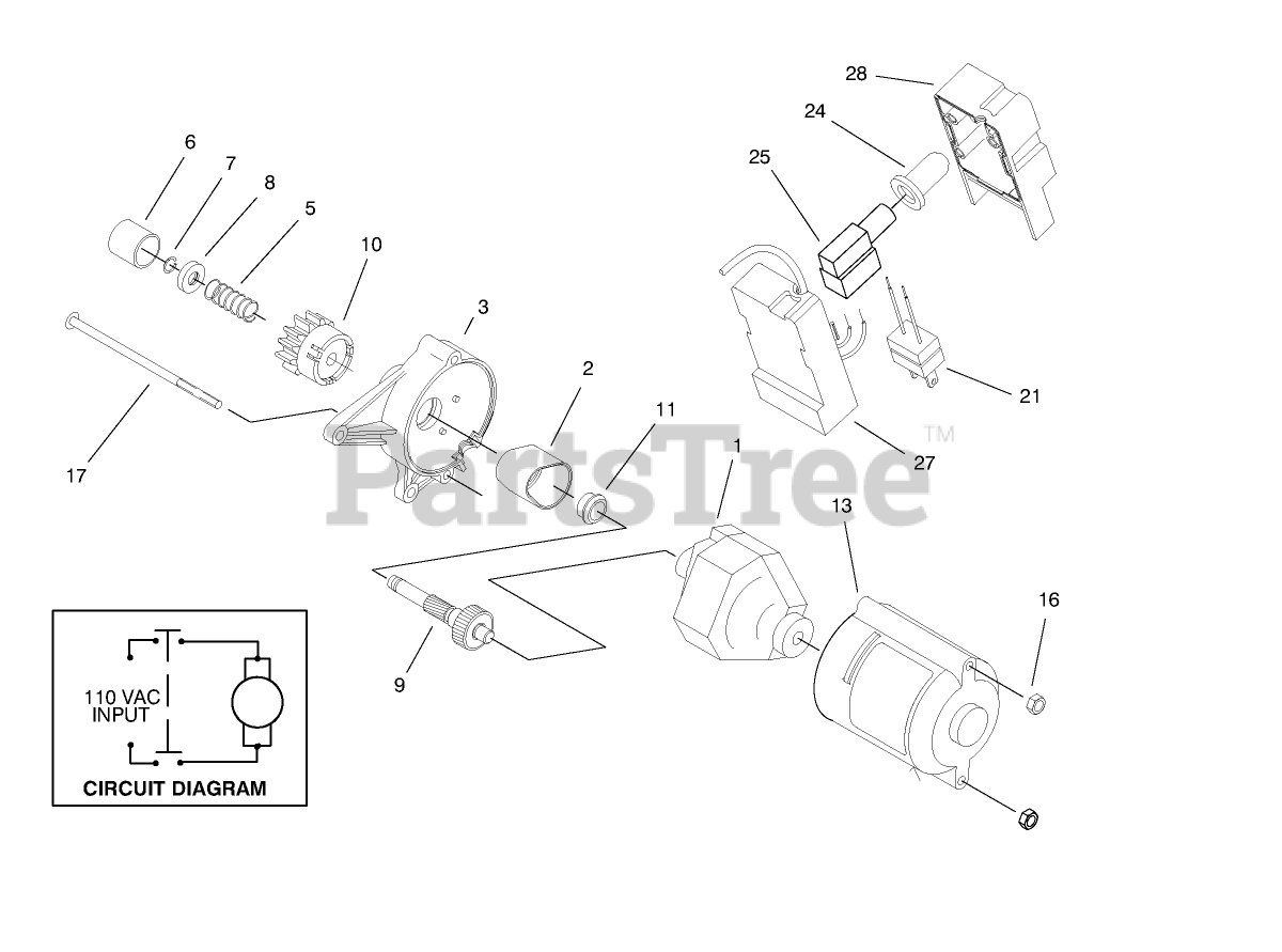 Toro 38175 Toro CCR Powerlite Snow Thrower (SN 089000001 089999999