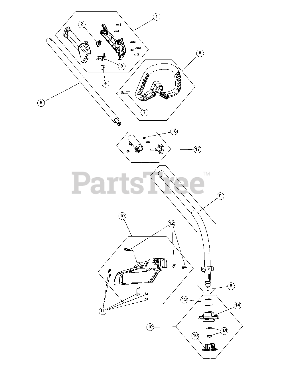 Craftsman 316.711170 (41ADZ23C799) - Craftsman String Trimmer (Sears