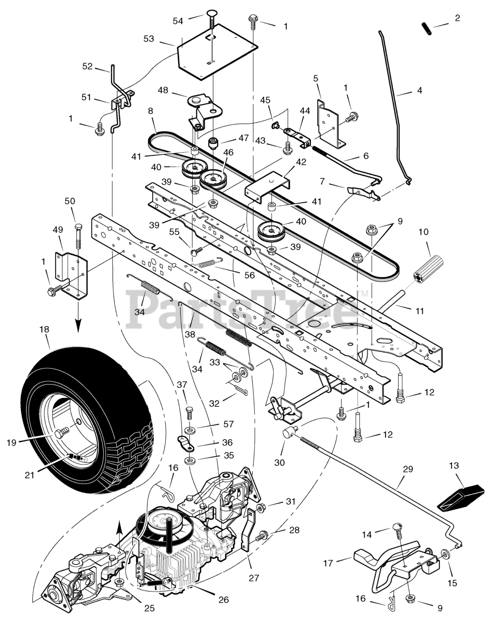 Craftsman 42 inch riding lawn mower parts hotsell