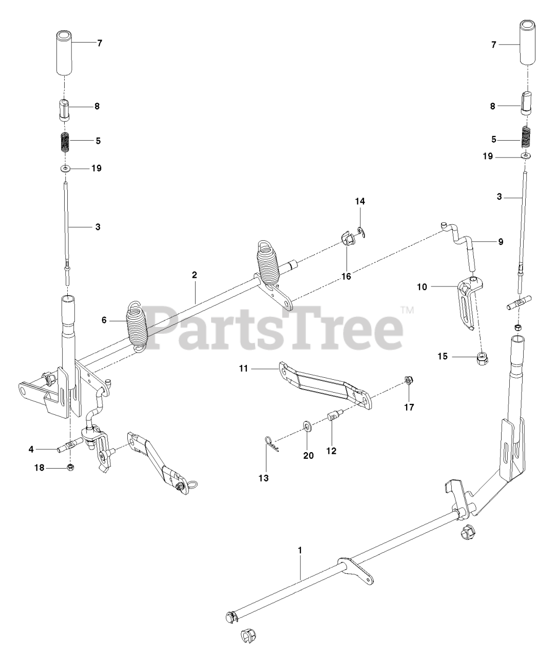 Husqvarna EZ 4824 TF BF (96665950201) Husqvarna 48" ZeroTurn Mower