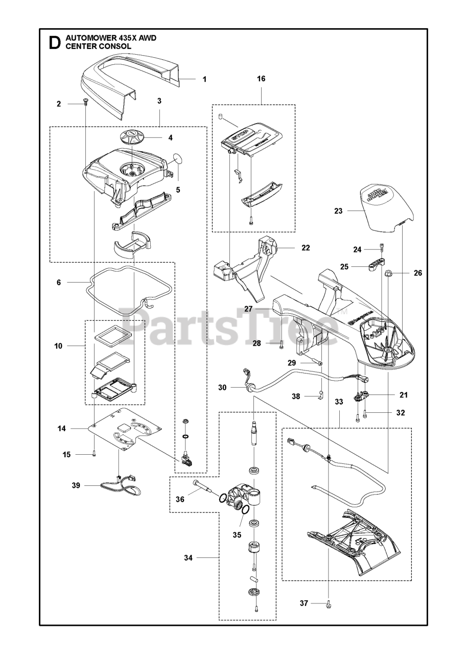Husqvarna 435 X AWD Husqvarna Automower Robotic Lawn Mower (2019