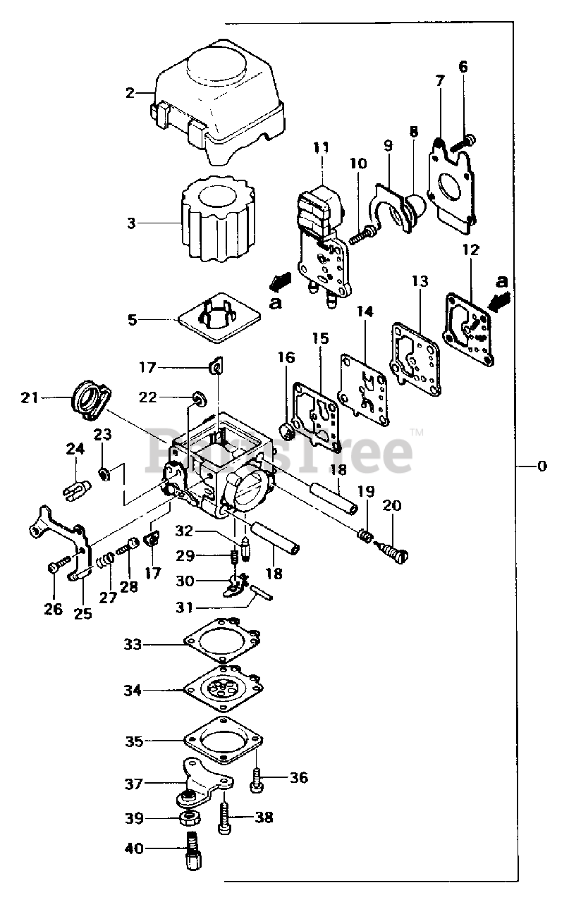 Tanaka AST7000 Tanaka AutoStart Brush Cutter Carburetor Parts Lookup with Diagrams PartsTree