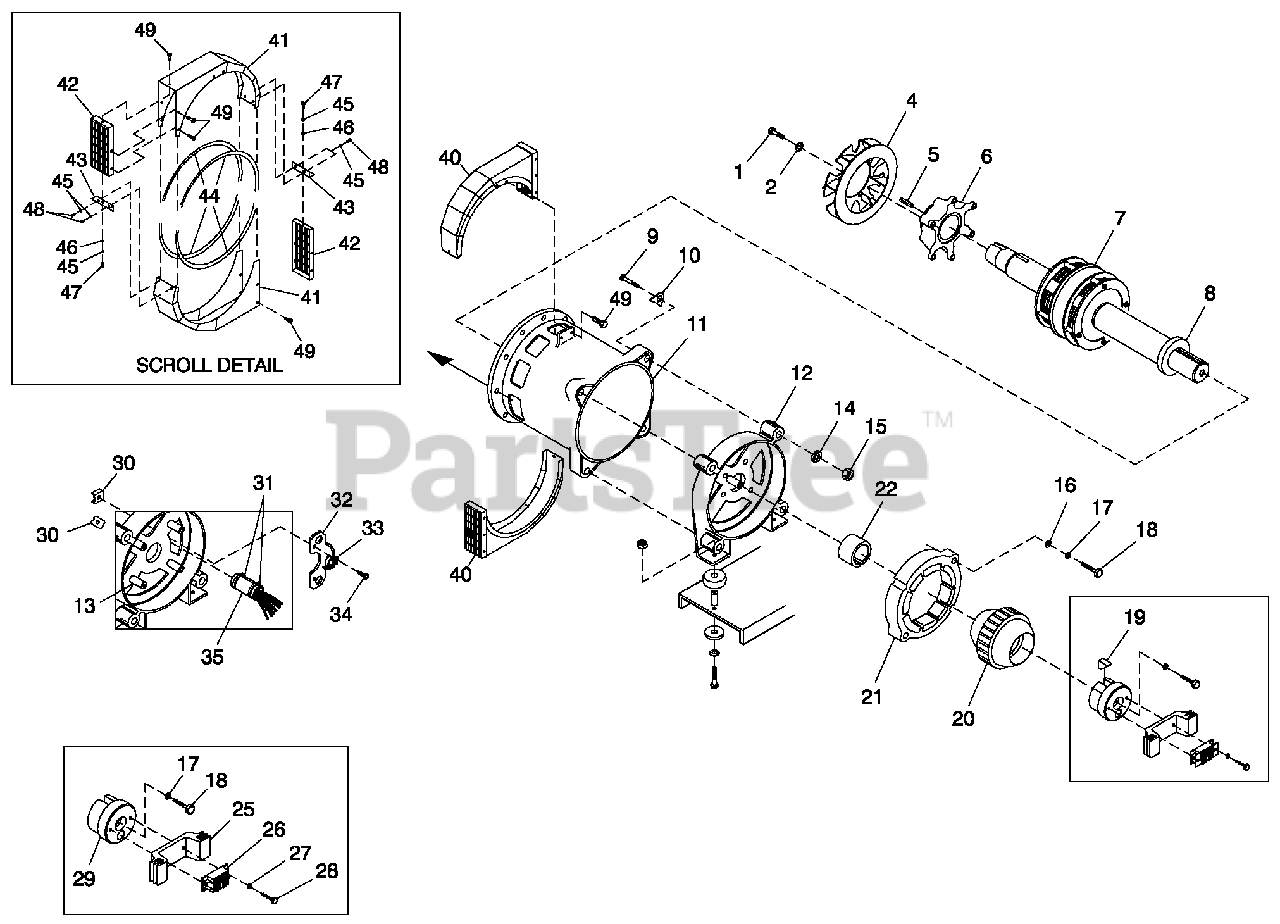 Generac QT13068KNAN - Generac 130kW Home Standby Generator (SN: 5582875 -  5613549) (2009) Altntr 6.8L 100 & 130Kw Cpl Brushless Gearbox (0F3577) Parts  Lookup with Diagrams