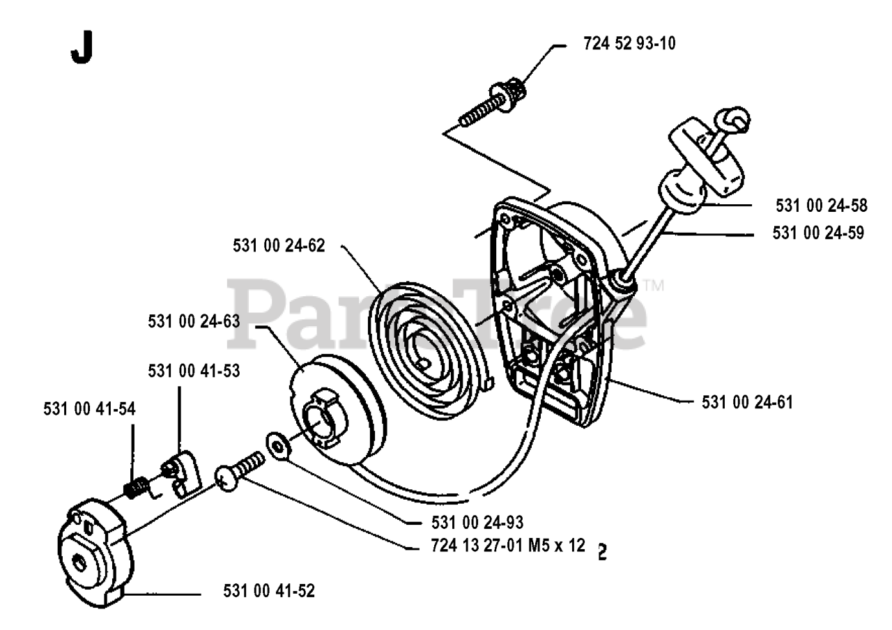 Husqvarna 132 RB Husqvarna Brush Cutter (SN 19931400001 & Above