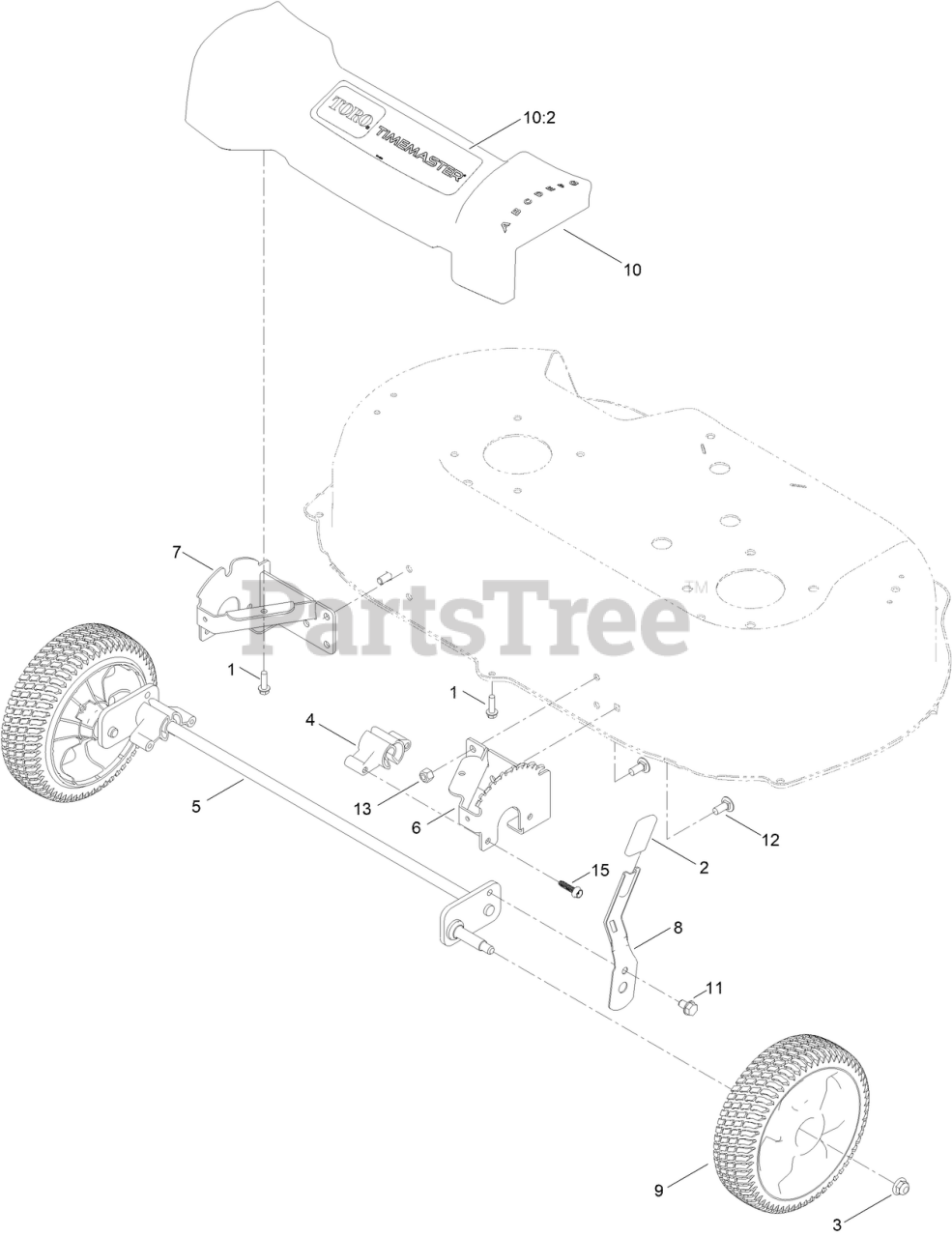 Toro 21199 Toro 30" TimeMaster WalkBehind Mower (SN 411510000