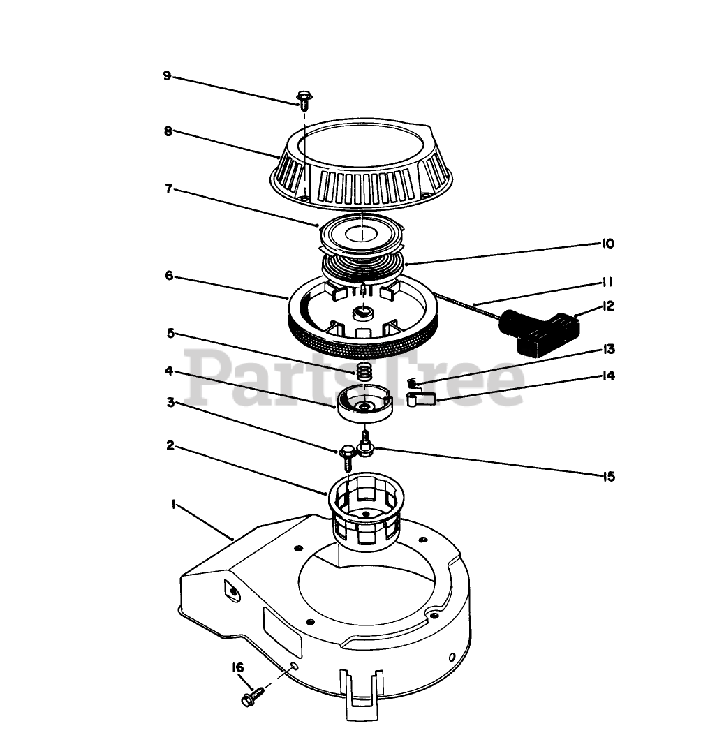 Toro 59257 - Toro Replacement Engine, 2-Cycle Zone Start (SN: 005000001