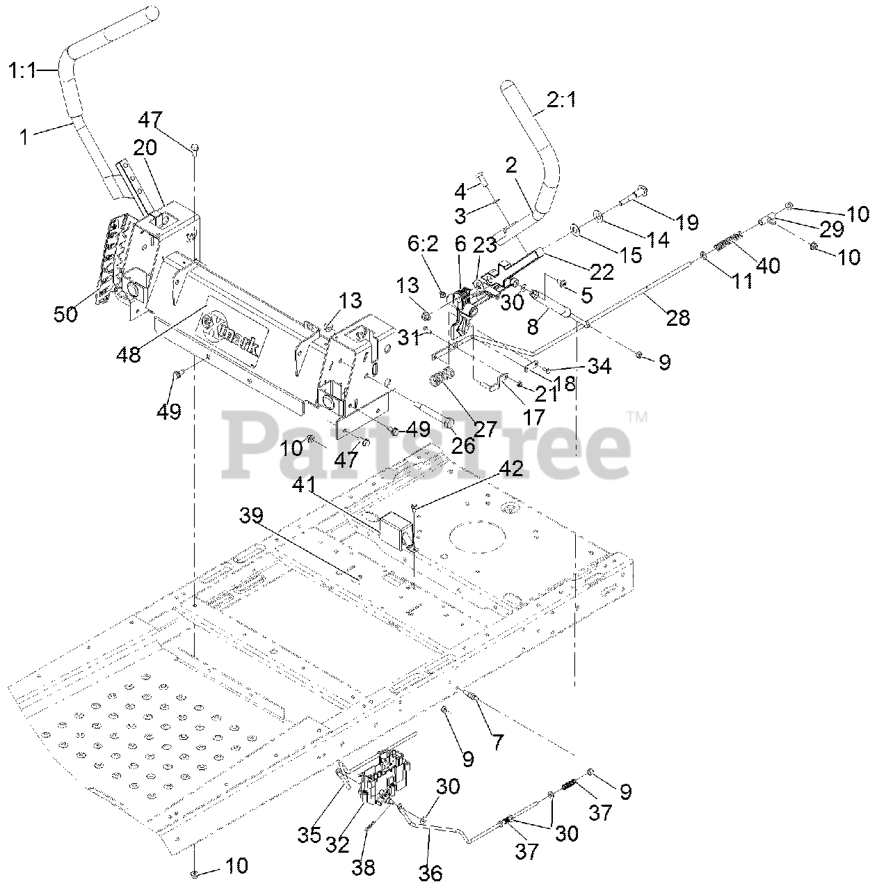 Exmark QTS691KA422 Exmark 42" Quest SSeries ZeroTurn Mower