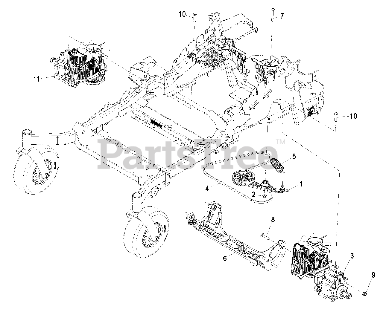 Exmark LZAS25KC604 Exmark 60" Lazer Z AS ZeroTurn Mower, 25HP Kohler