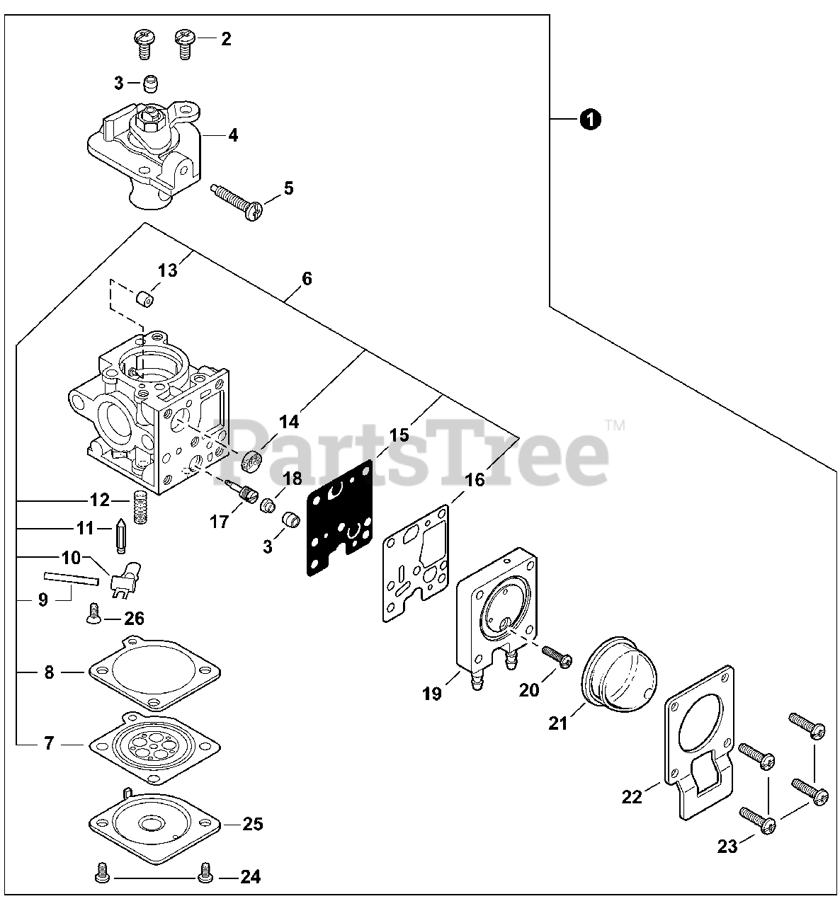 Echo shop blower carburetor