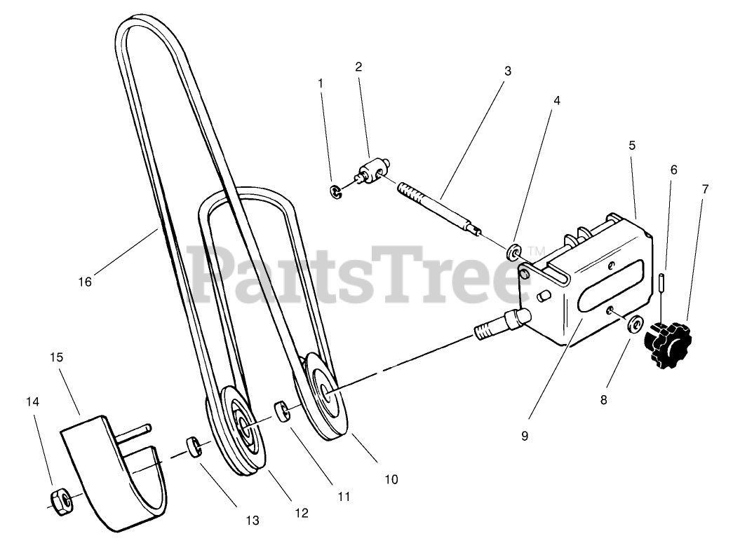 Toro 78345 Toro 42" SideDischarge Mower Deck for 300 Series GT