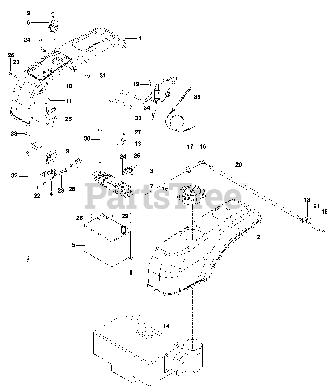 Husqvarna RZ 3016 966042901 Husqvarna 30