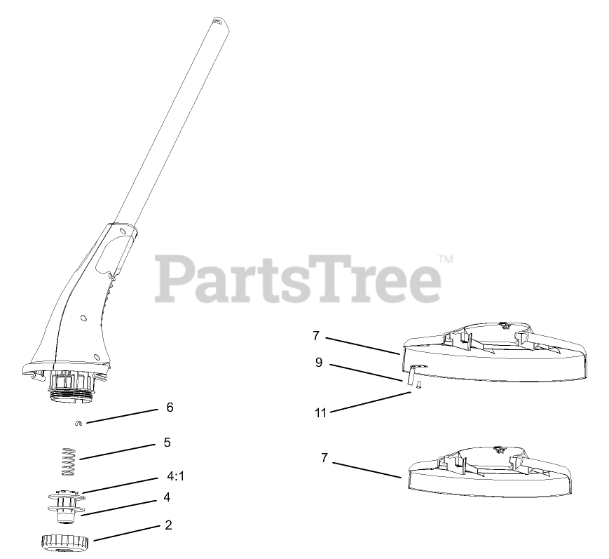 Toro 51355 Toro 12" String Trimmer, Electric (SN 230000001