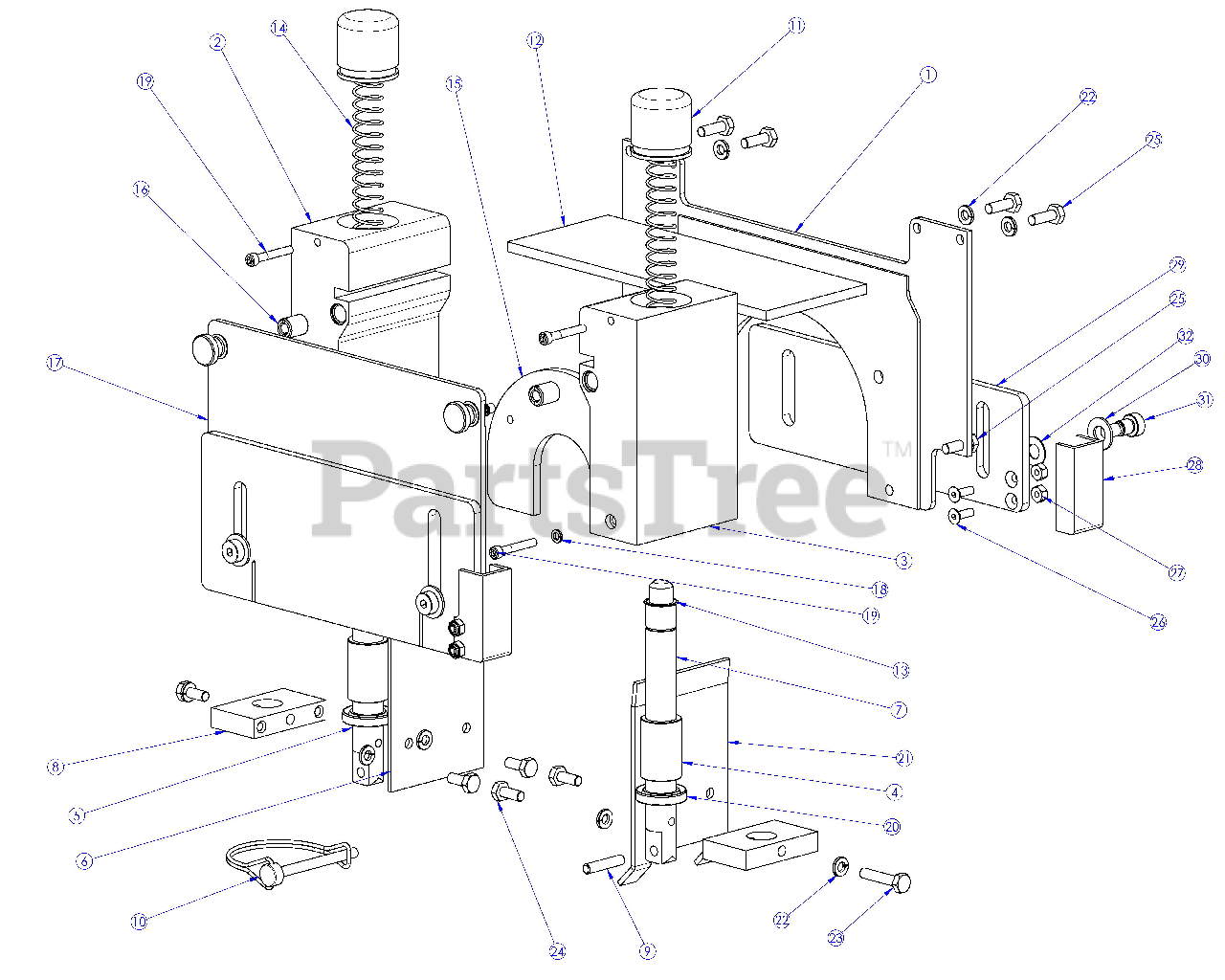Husqvarna X 750 - Husqvarna Early Entry Saw (2009-06) Blade Block Image