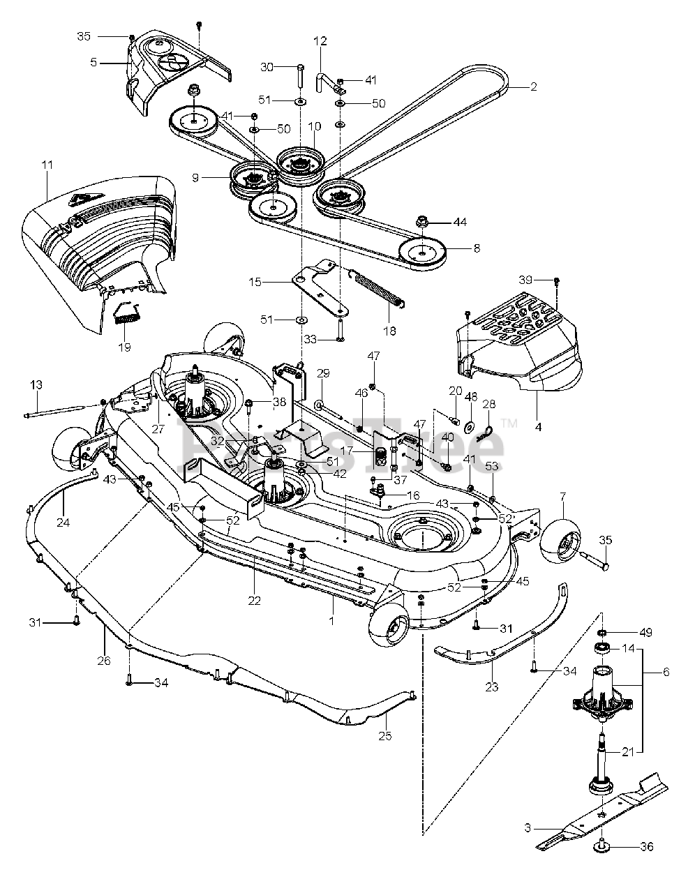 Husqvarna Z254f Parts Manual