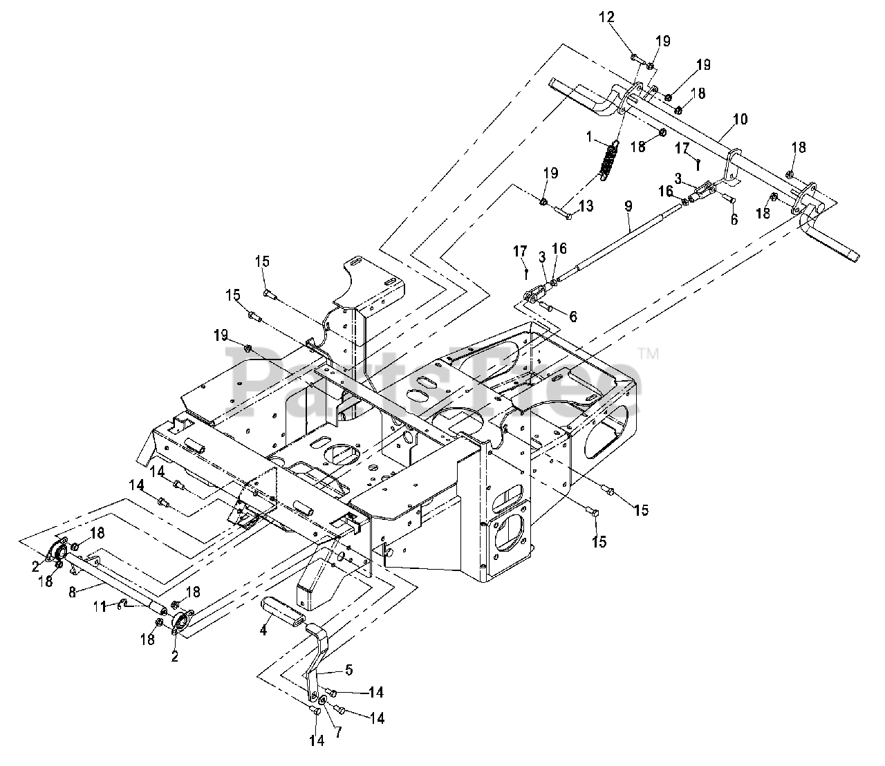 Exmark LCT5219KA Exmark 52" Lazer Z CT ZeroTurn Mower, 19HP Kawasaki (SN 440000 509999