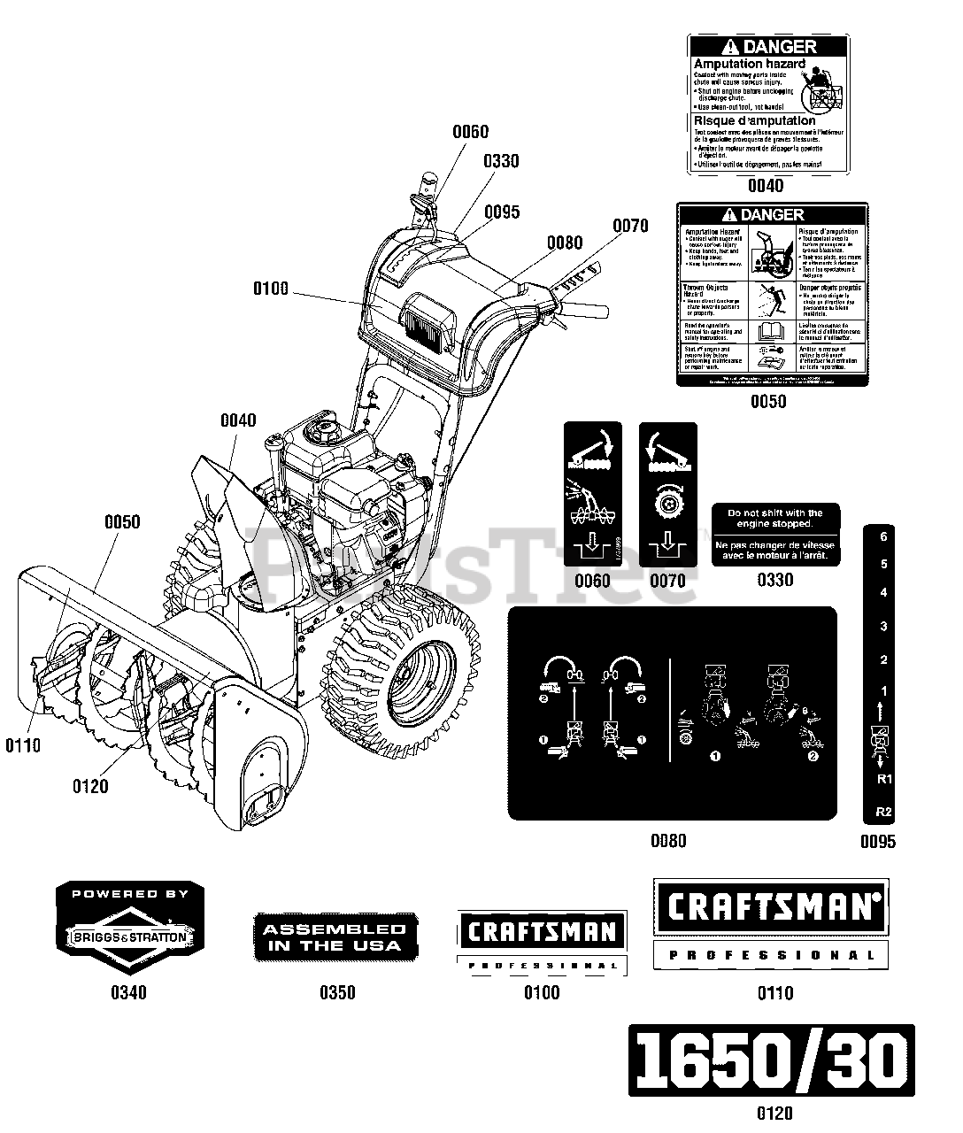 Craftsman C950524330 (169655800) Craftsman 30" Snow Thrower