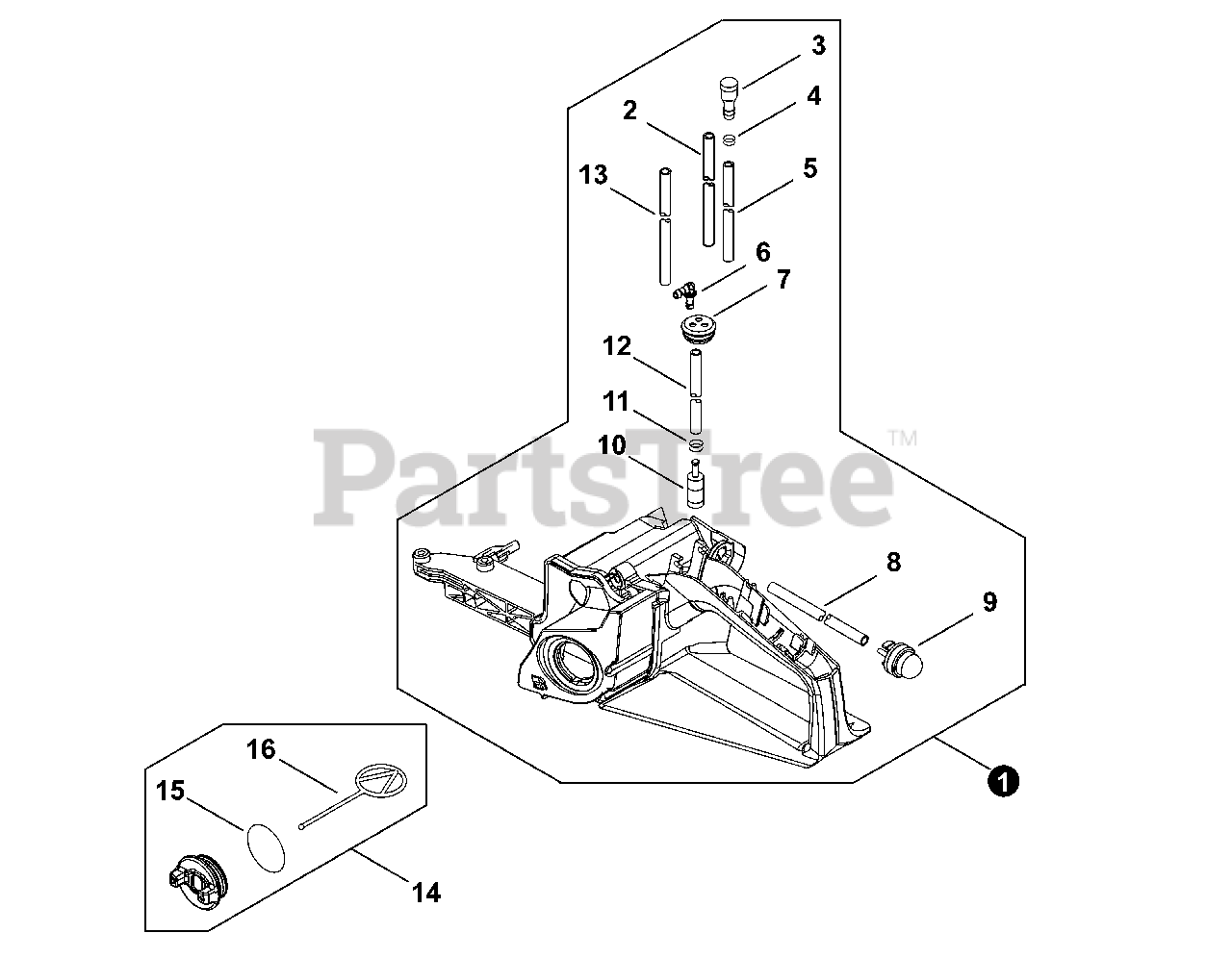 Echo CS4510 Echo Chainsaw (SN C71315001001 C71315999999) Fuel