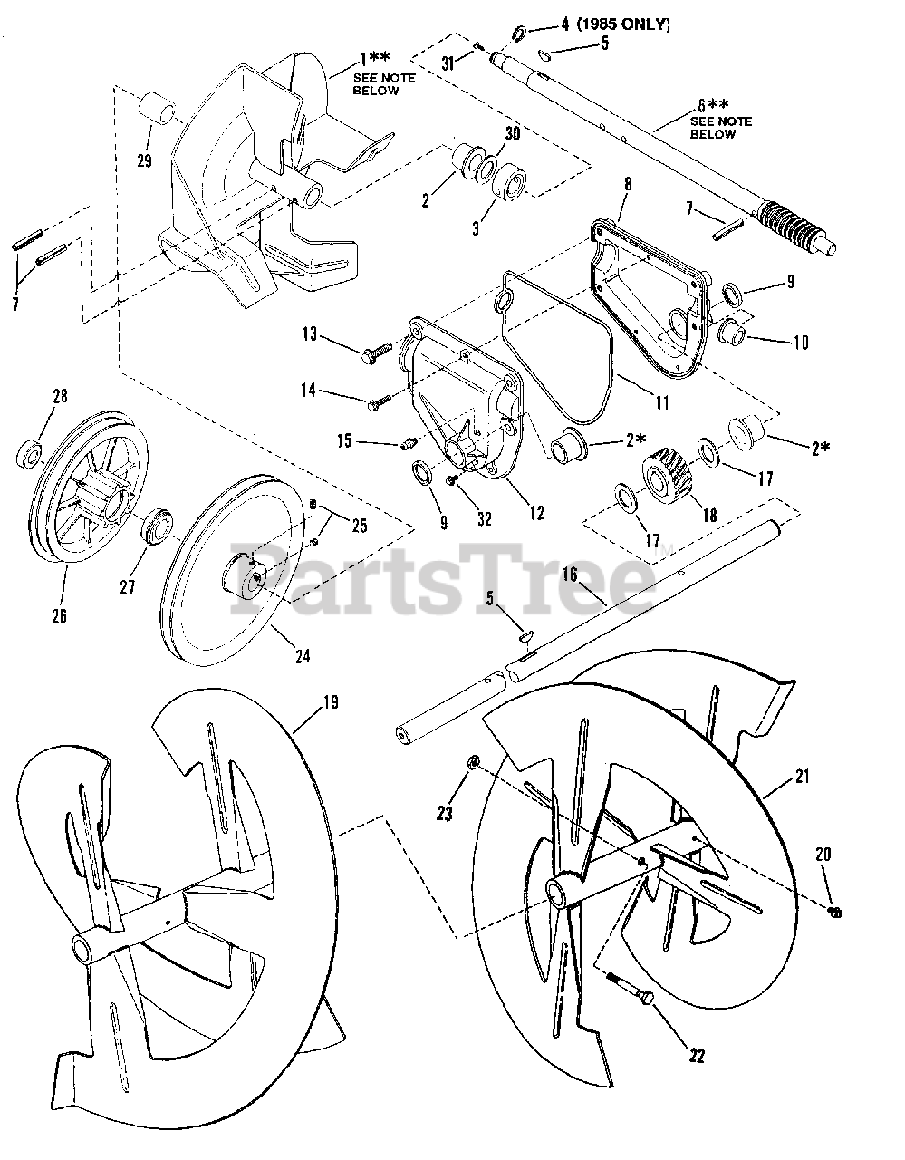 Snapper I 4220 (83201) Snapper 22" Snow Thrower, 4hp Augers, Impeller