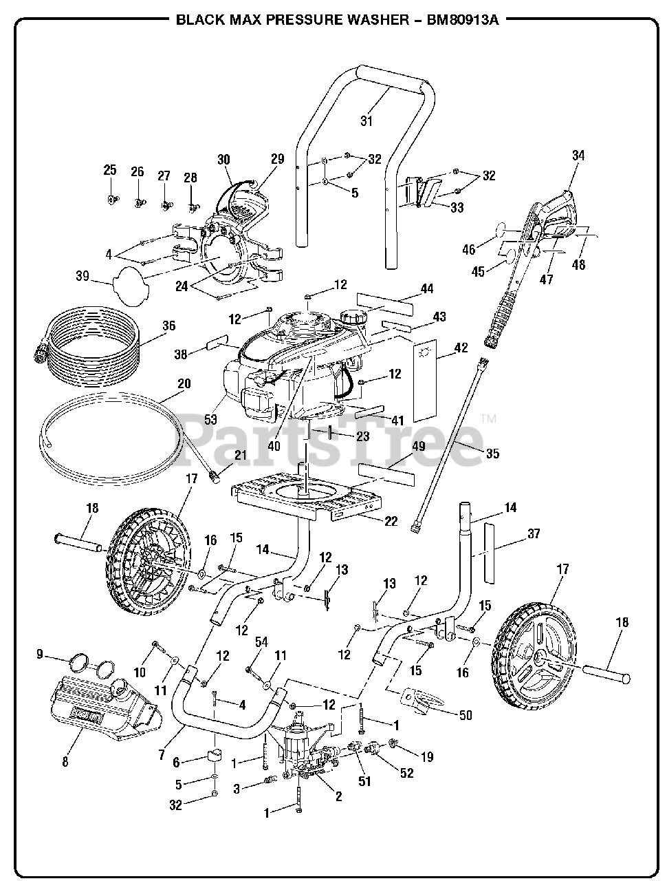 Black Decker Pressure Washer Parts