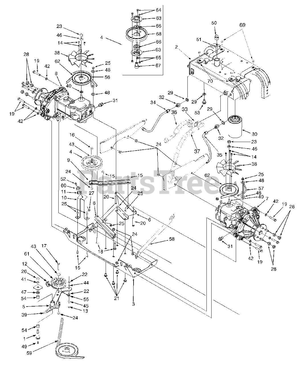 Cub Cadet 6 Prong Ignition Switch Wiring Diagram from www.partstree.com