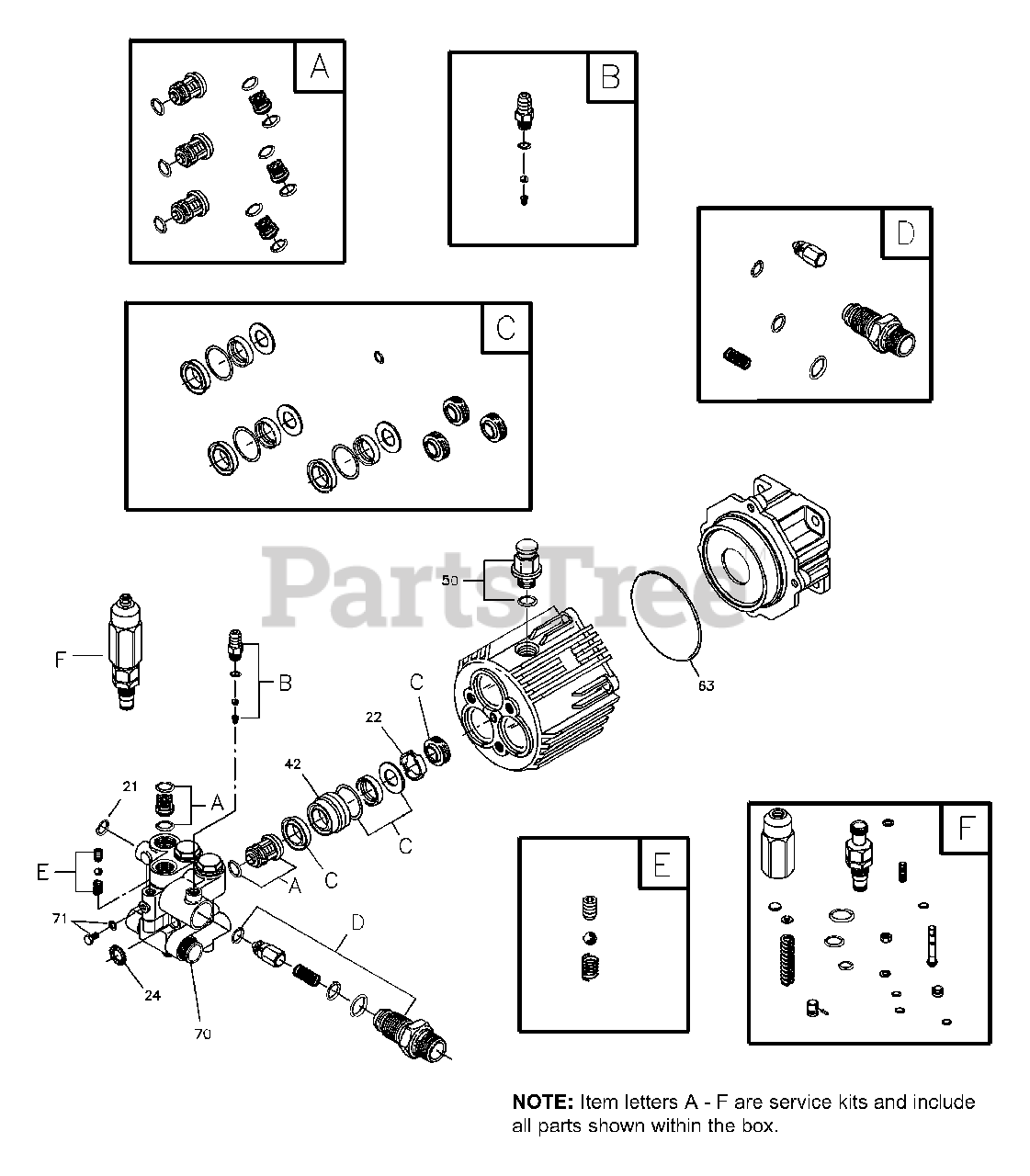 Craftsman 0202040 Craftsman 3,000 PSI Pressure Washer Pump Parts
