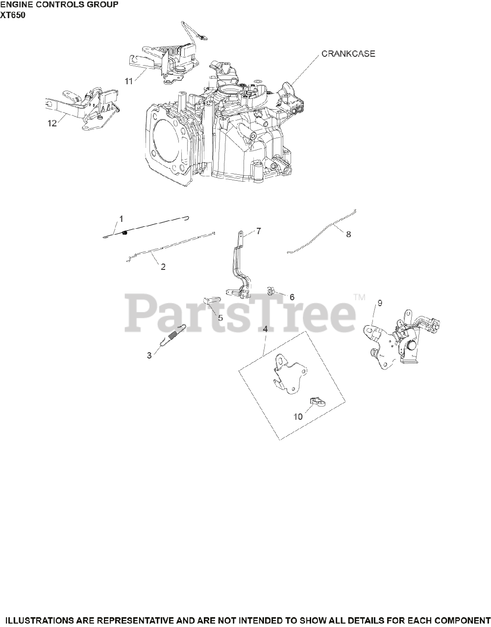 Kohler XT6503045 Kohler XT Series Engine, Made for Husqvarna, 6.5 ft