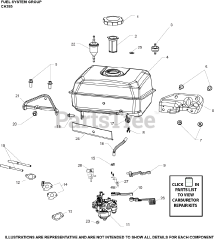 engine kohler ch395 1kw 5hp command lincoln electric pro partstree diagrams parts fuel system