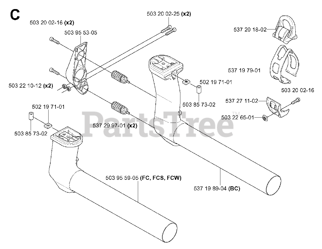 jonsered brush cutter parts