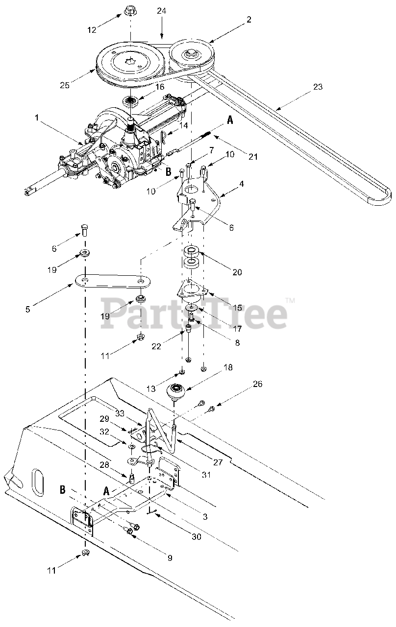 Bolens 13AM662F765 Bolens Lawn Tractor 2004 Drive Parts Lookup with Diagrams PartsTree