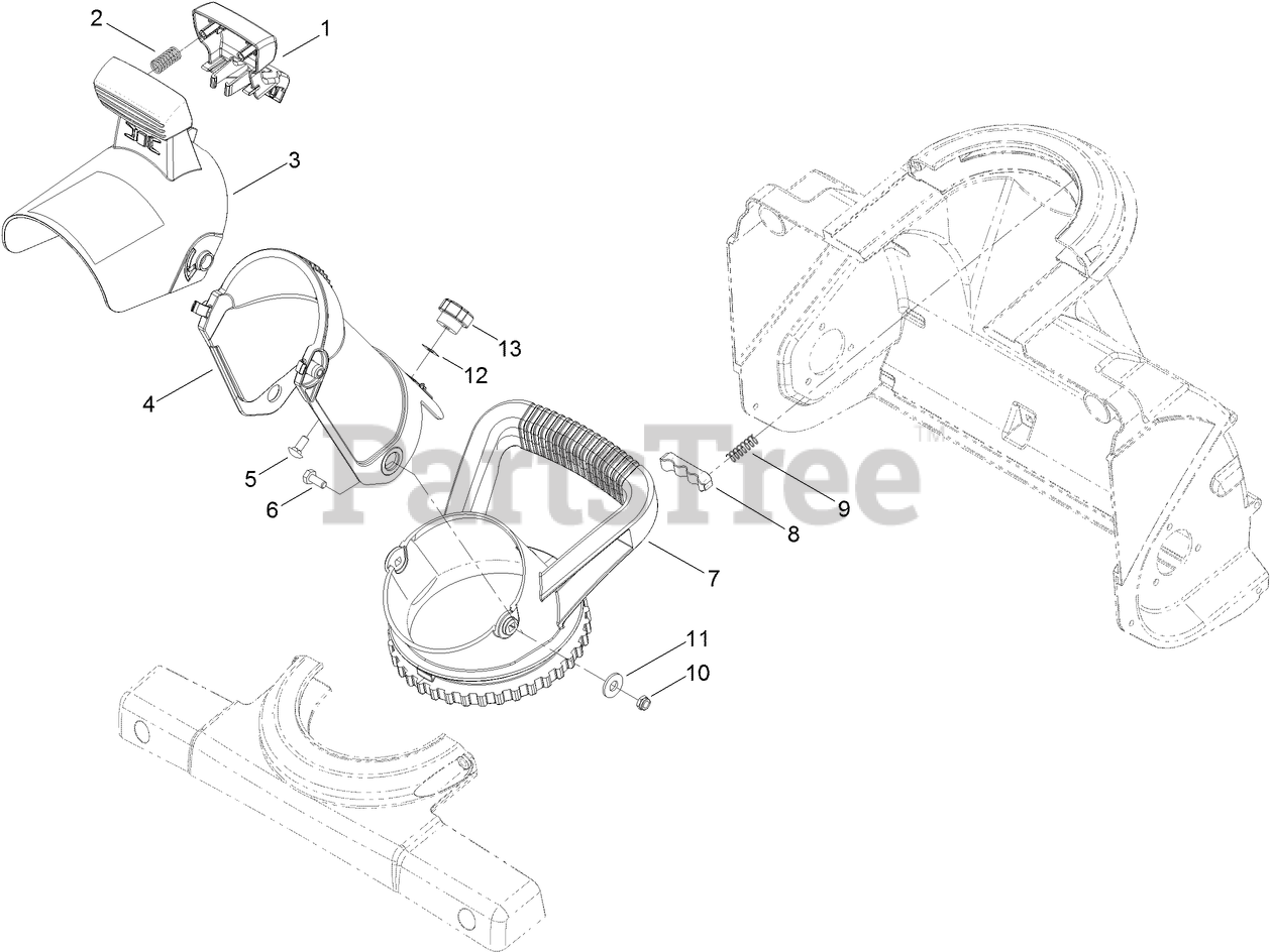 Toro 38472 (518 ZR) Toro 18" Power Clear Snow Thrower (SN 316000001