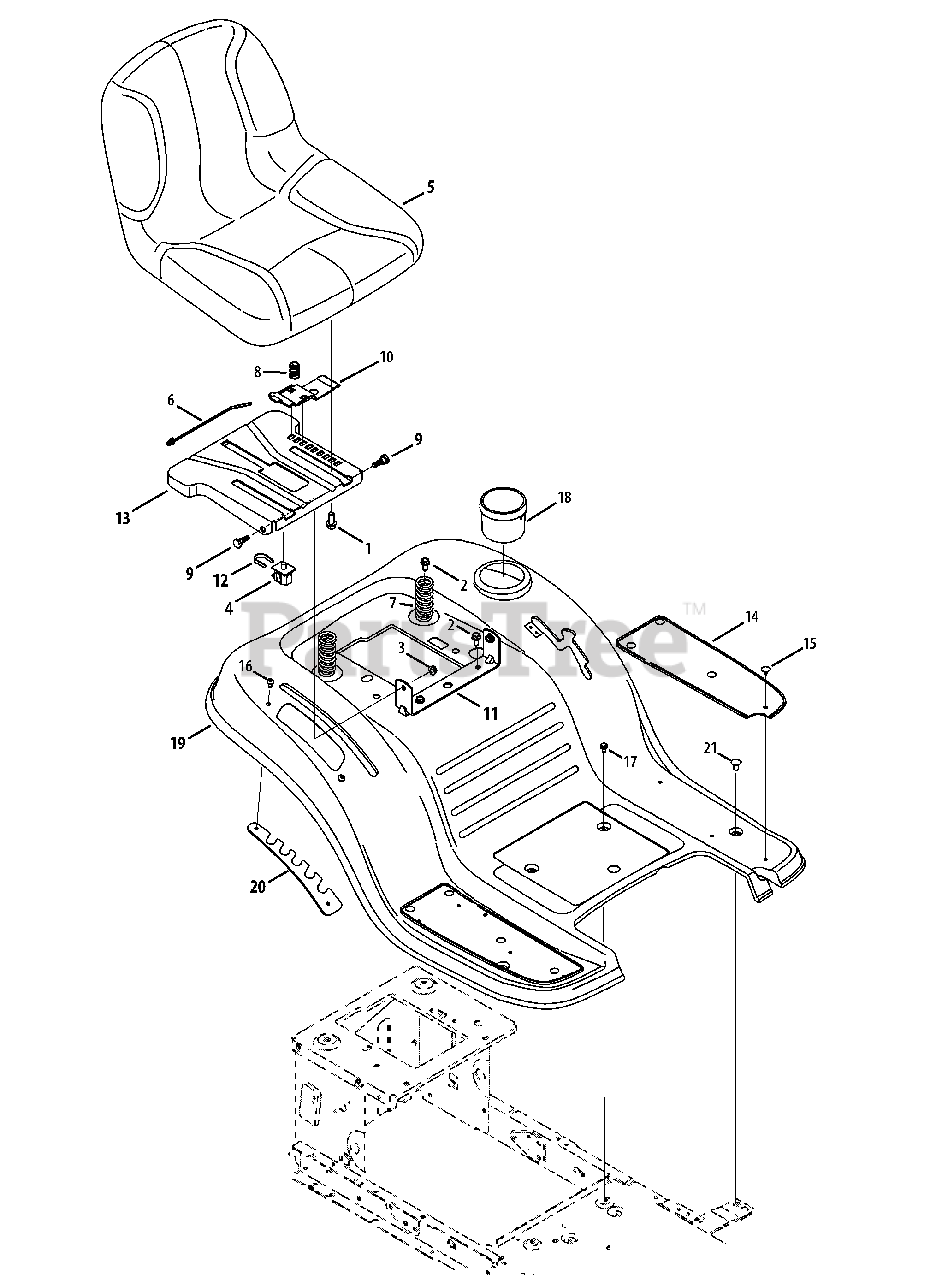 Craftsman lt 2500 parts clearance