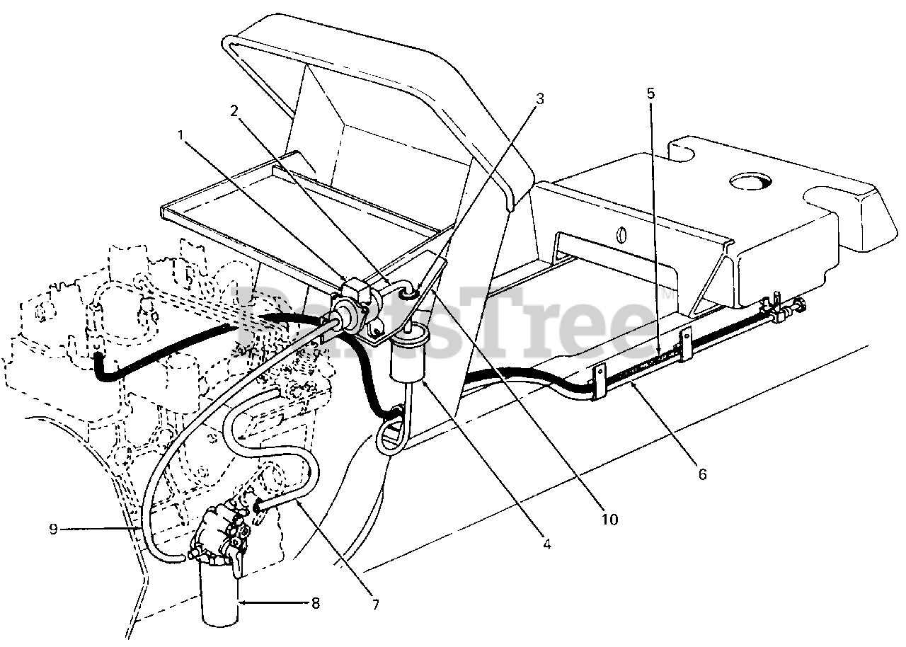 Cub Cadet Parts On The Fuel Filters  Electric Pump  U0026 Hoses