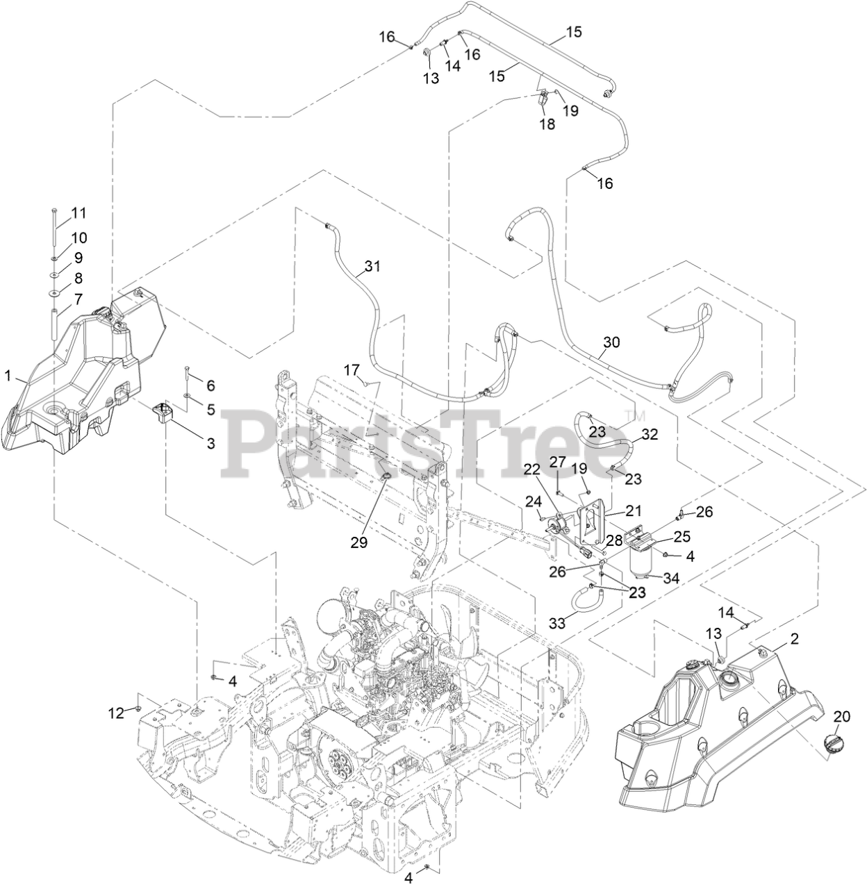 Exmark LZS80TDYM72RW0 Exmark 72" Lazer Z Diesel ZeroTurn Mower